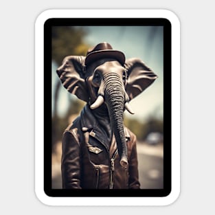 funny elephant Sticker